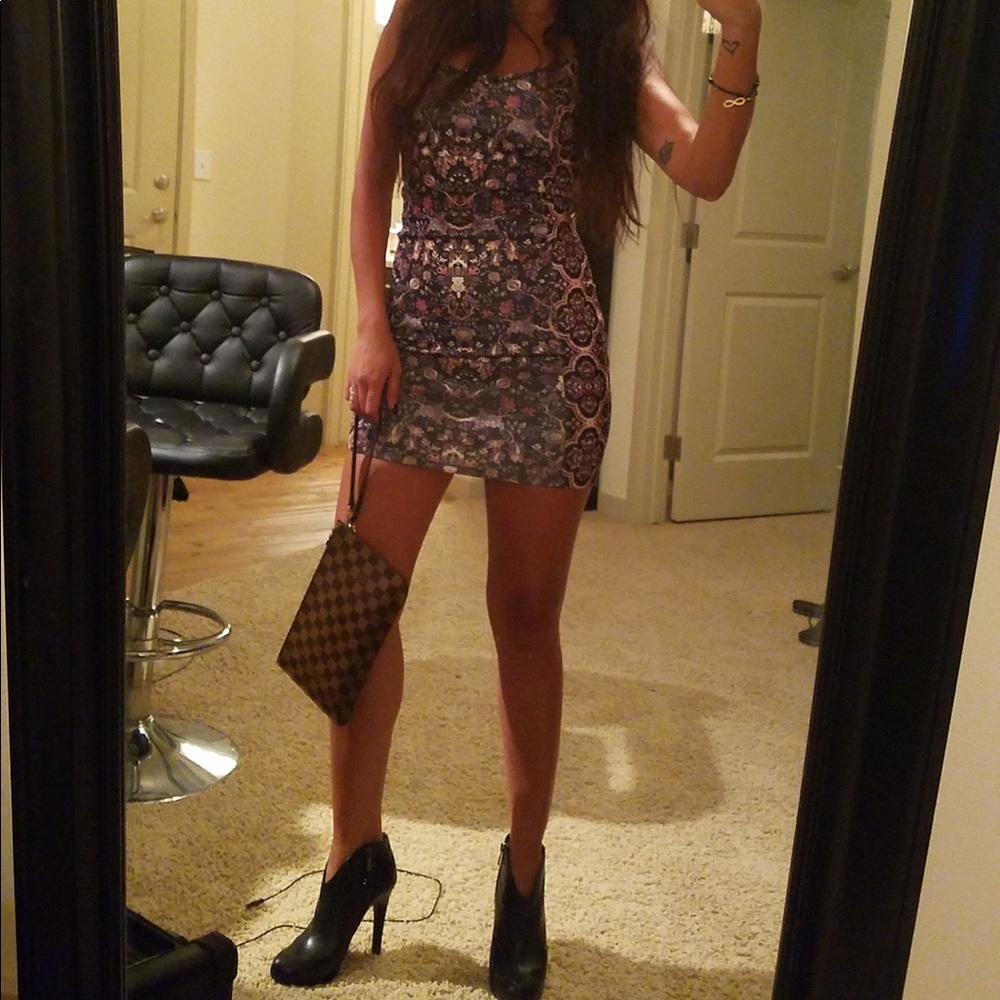 TopShop colorful unique Out mini dress.